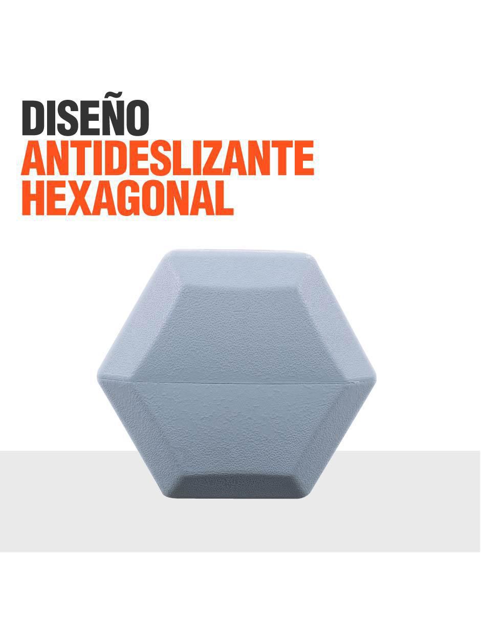 Set mancuernas de peso fijo 20 kg 2 piezas 3