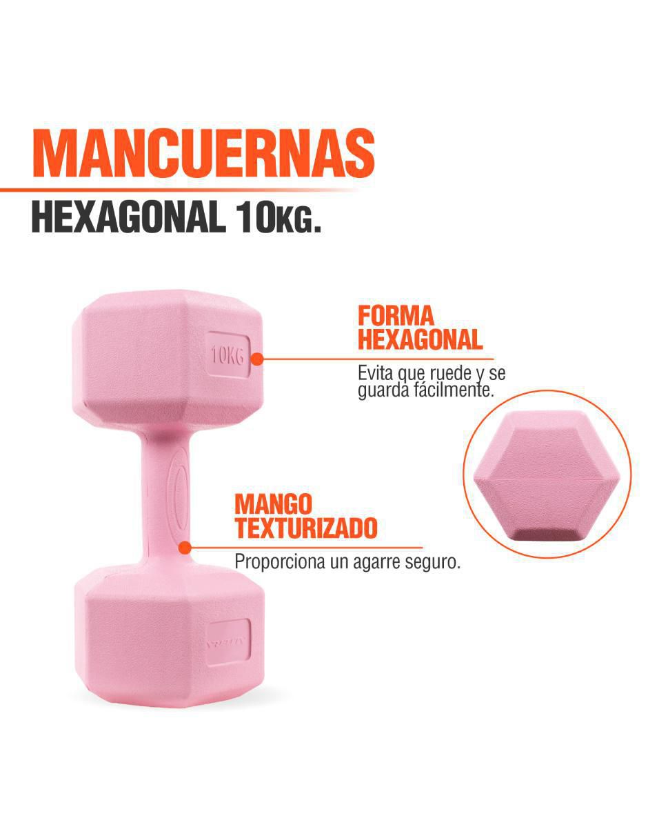 Set mancuernas de peso fijo 20 kg 2 piezas 2
