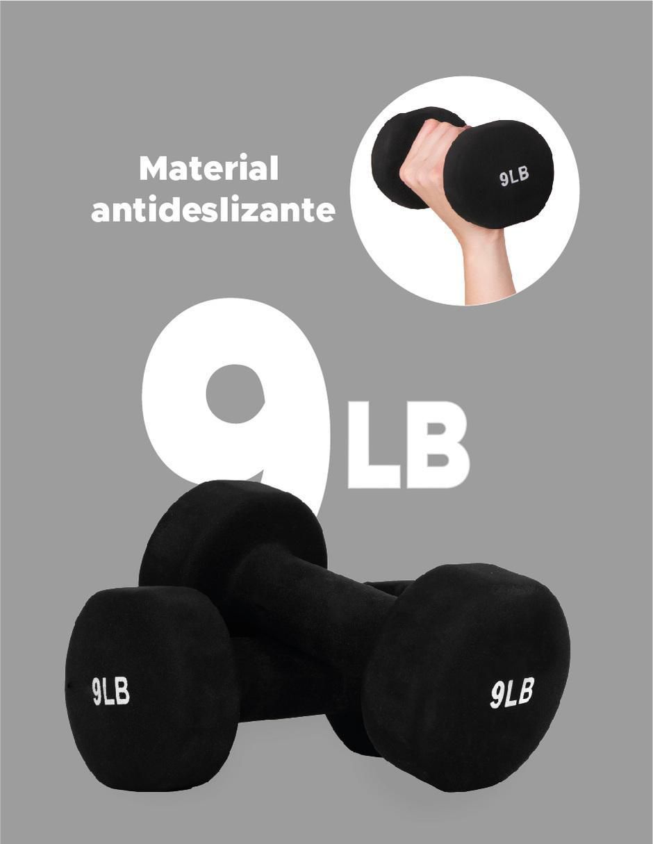 Set mancuernas de peso fijo 4 kg 2 piezas 3