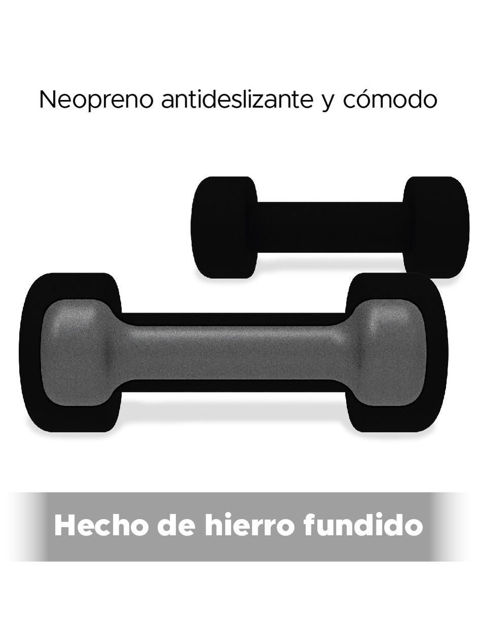 Set mancuernas de peso fijo 4 kg 2 piezas 6