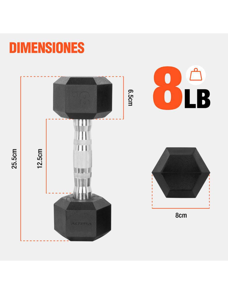 Set Mancuernas de peso fijo 2 piezas 7
