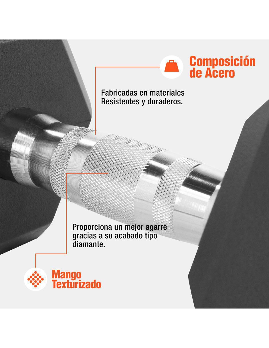 Set Mancuernas de peso fijo 2 piezas 4