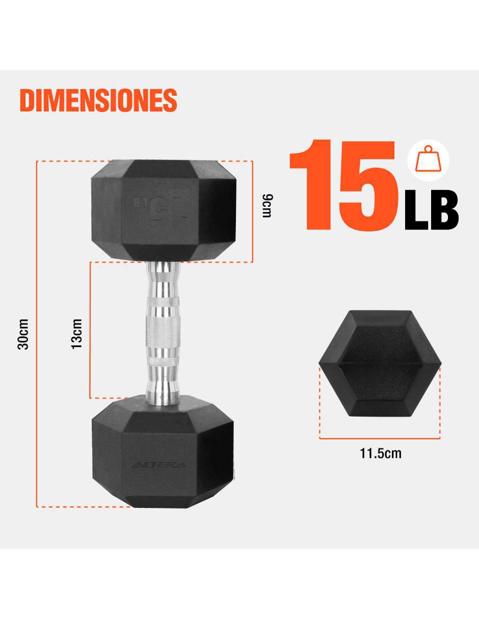 Set Mancuernas de peso fijo 2 piezas