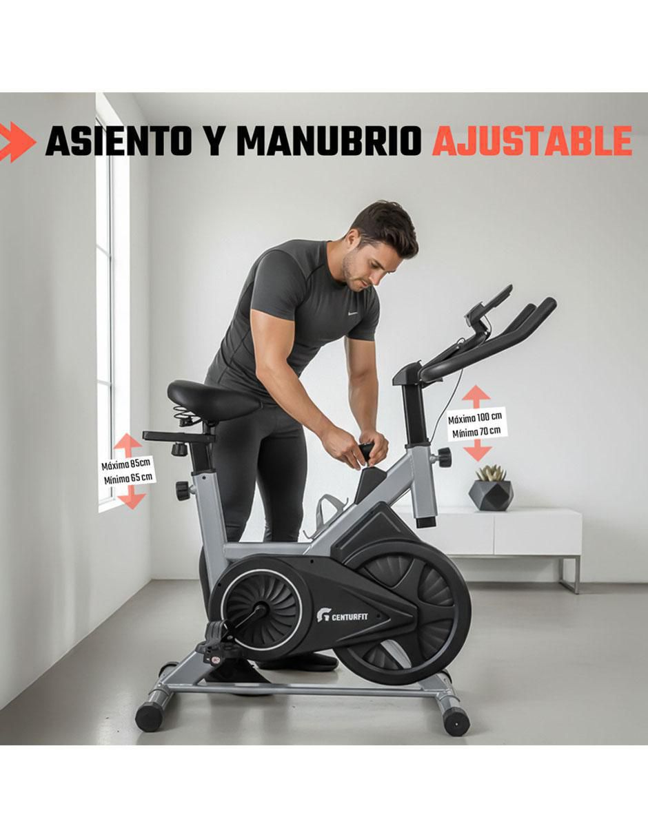 Bicicleta fija centurfit "modelo" spintrans "de" acero