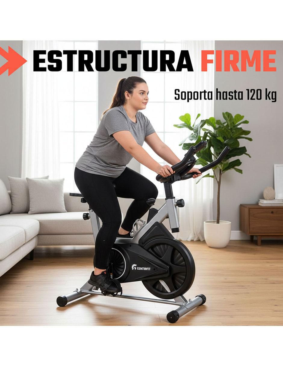 Bicicleta fija centurfit "modelo" spintrans "de" acero